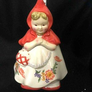 Vintage Rare 1999 JONAL Cookie Jar Classics "Little Red Riding Hood" Cookie Jar!